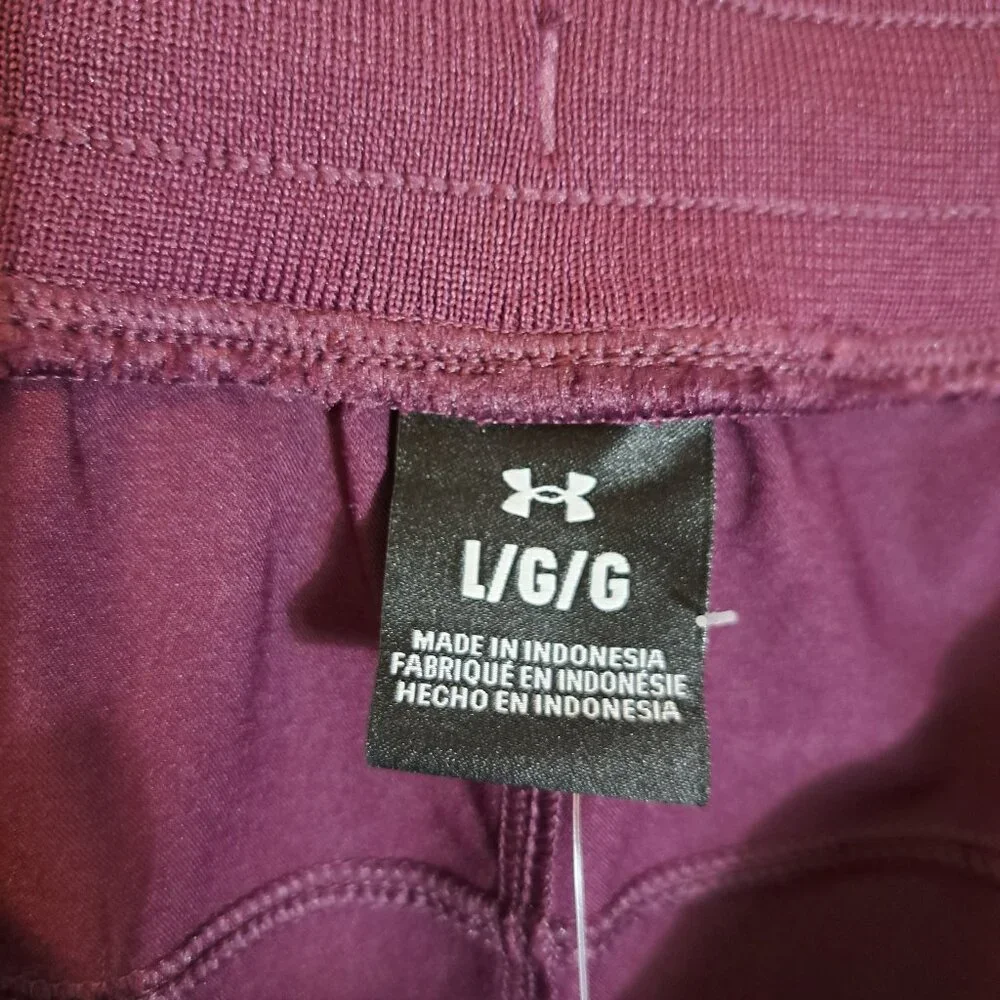 Under Armour Men Large UA Sportstyle Elite Jogger Maroon Purple 1374658 572 - Picture 9 of 14
